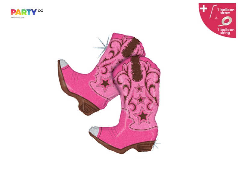Western Cowboy Boot Balloon