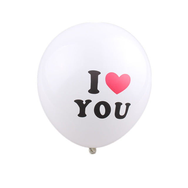 A letter balloon with "I love you", perfect for Valentine's day decoration and proposal decoration, as well as girlfriend/boyfriends' birthday. 