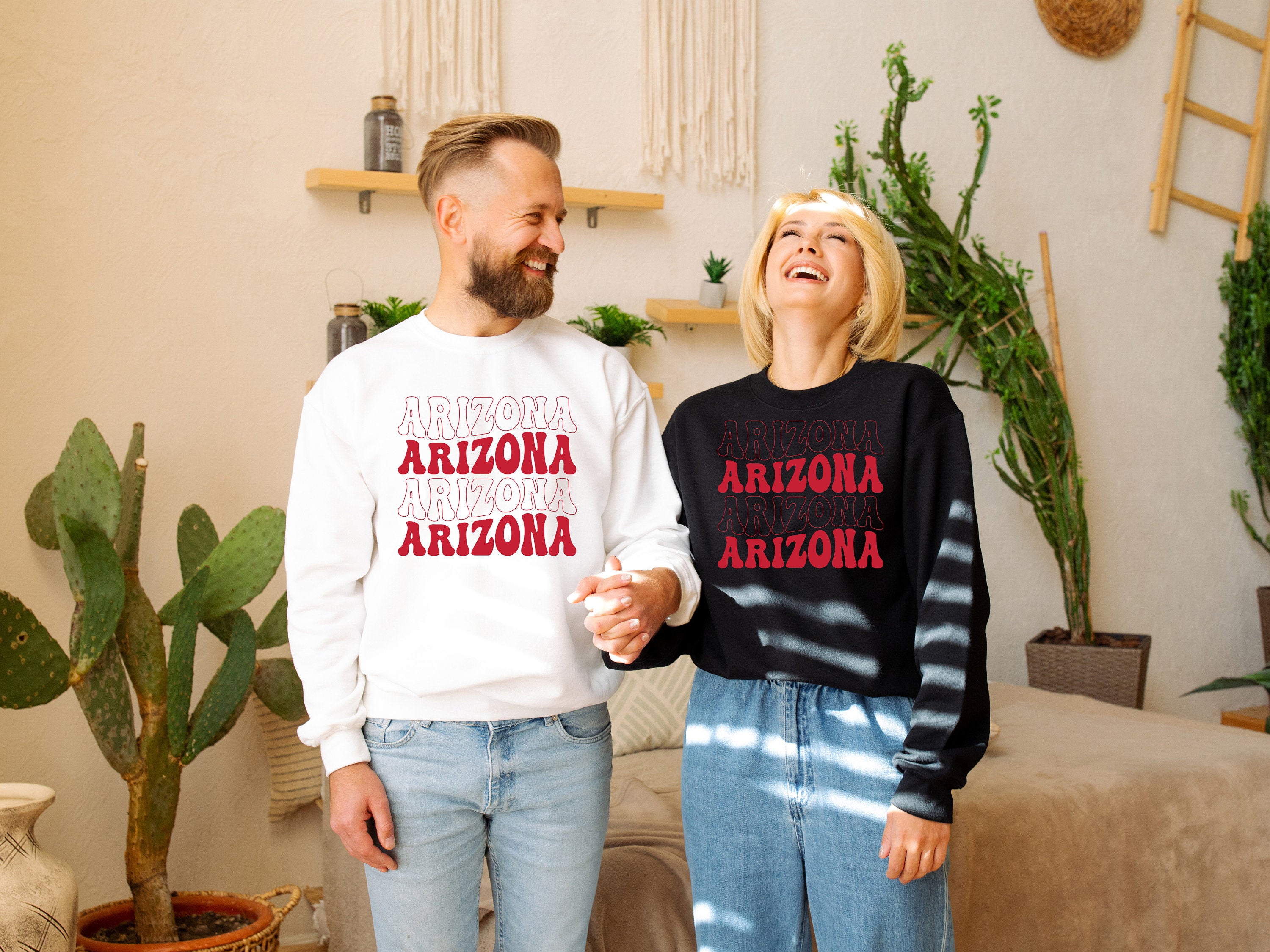 Arizona Football Sweatshirt, Arizona Wildcat Sweatshirt, Retro Arizona Sweatshirt, Arizona Varsity Sweatshirt, Go Arizona Cardinals