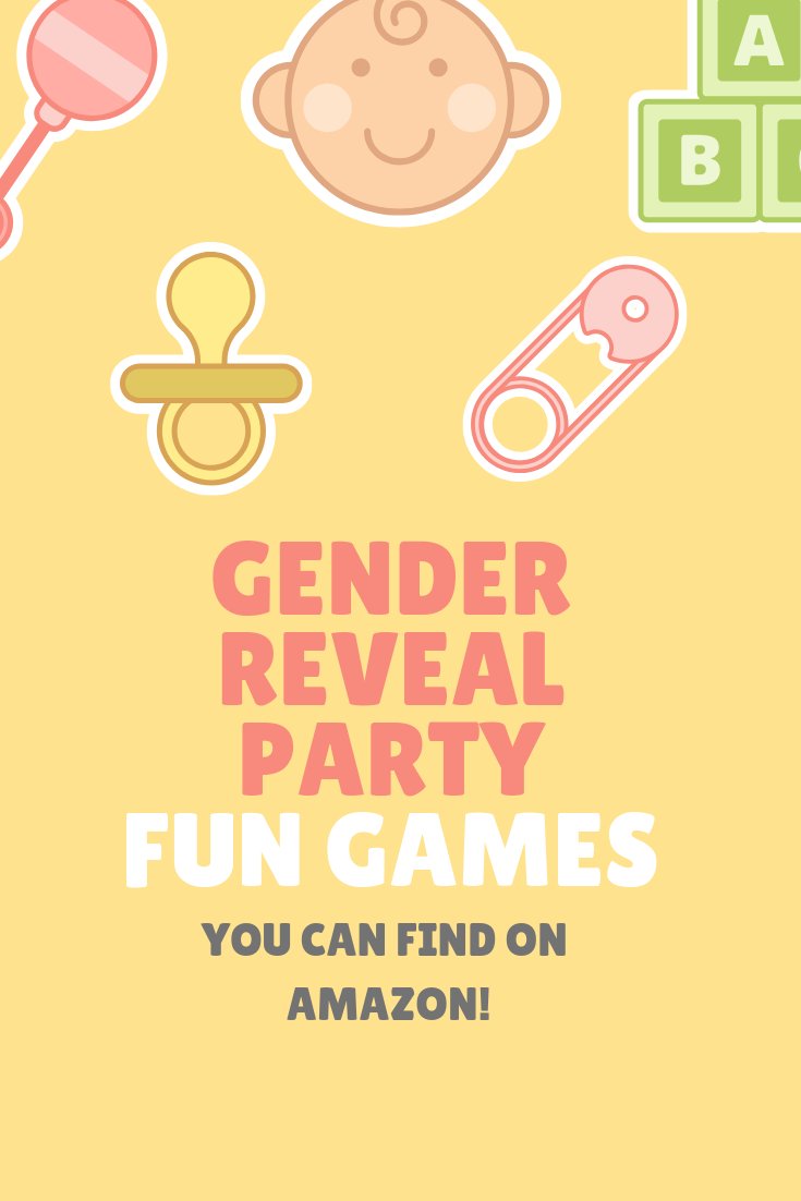 5 Gender Reveal Party Fun Games and Supplies You Can Find on Amazon!