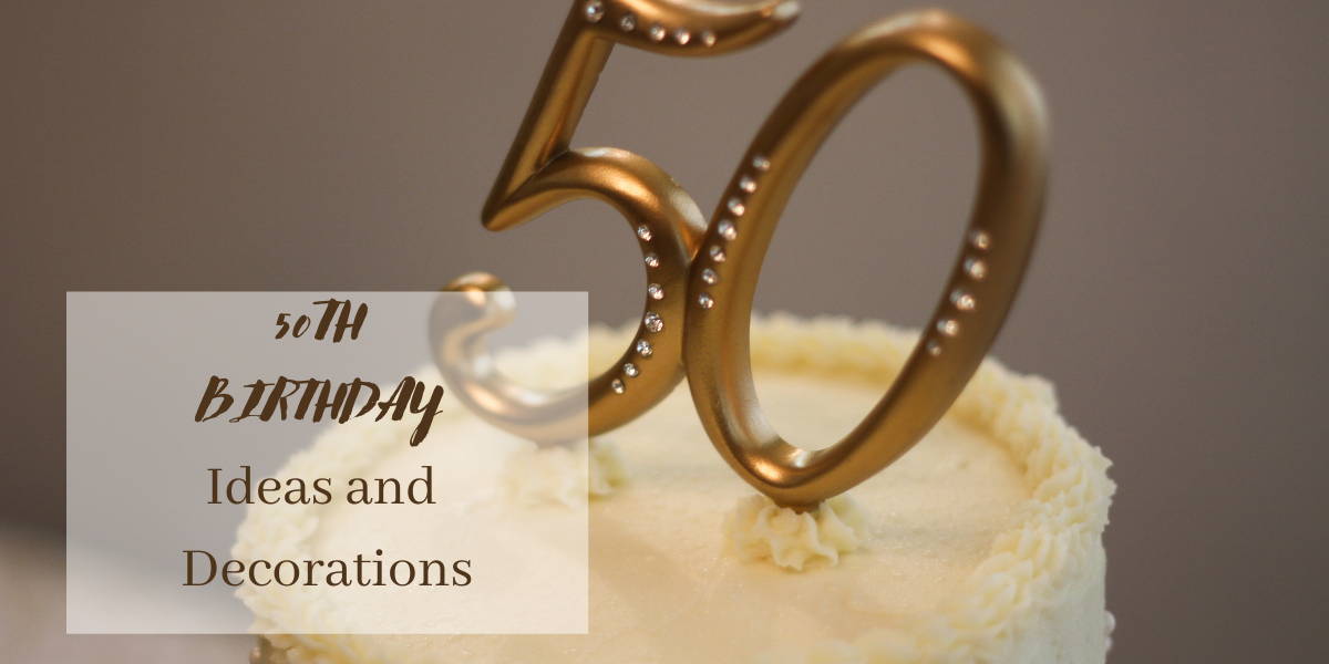 The Best Golden 50th Birthday Decorations
