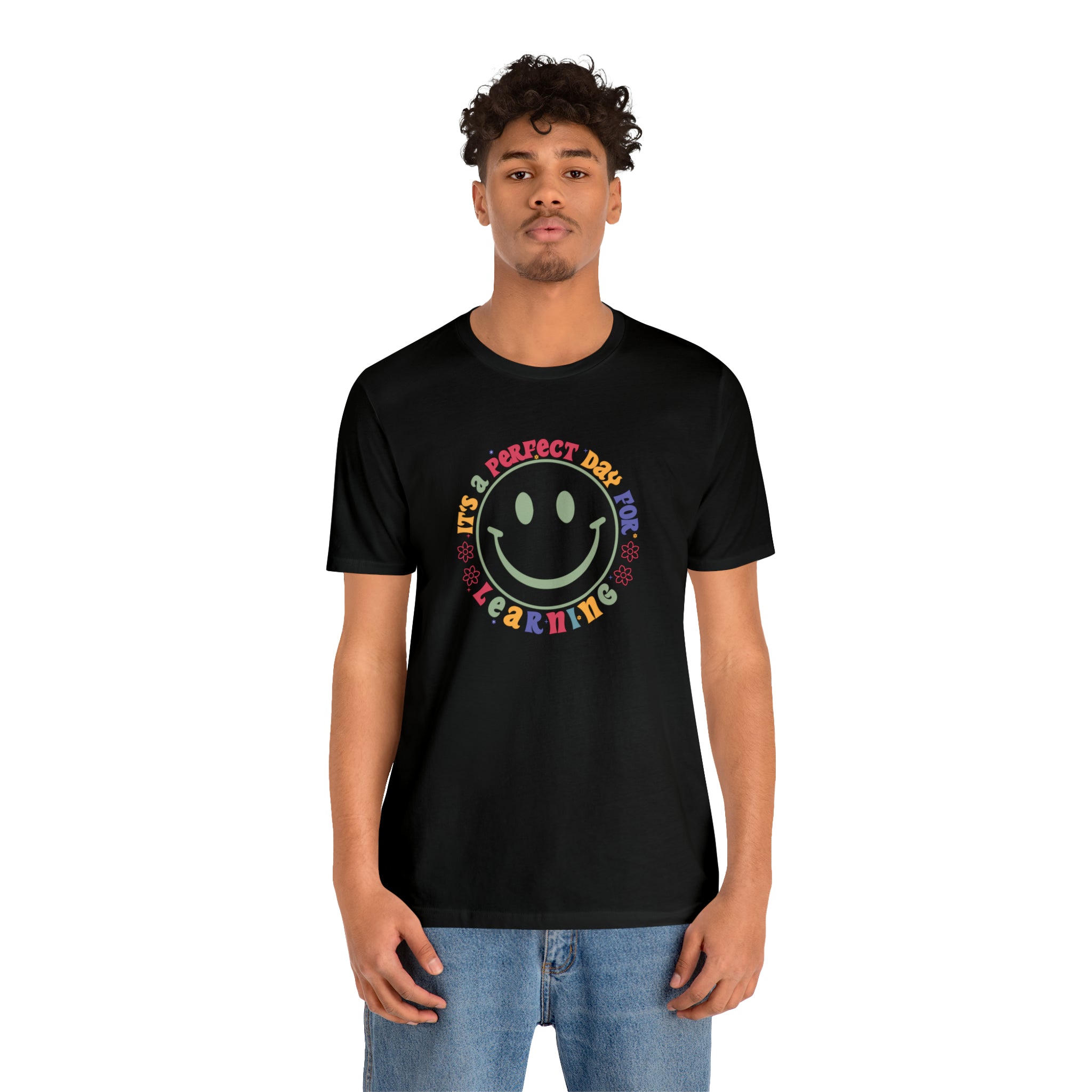 Teacher Shirt Perfect Day For Learning Teacher Life Shirt Smiley Face Teacher Motivational Shirt Gift For Teacher Teacher Inspirational Tee