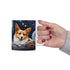 Corgi Starry Night Ceramic Coffee Mug 11oz | Corgi Dog Lover Starry Night Art Mug | Gift for Her/Him Corgi Lover