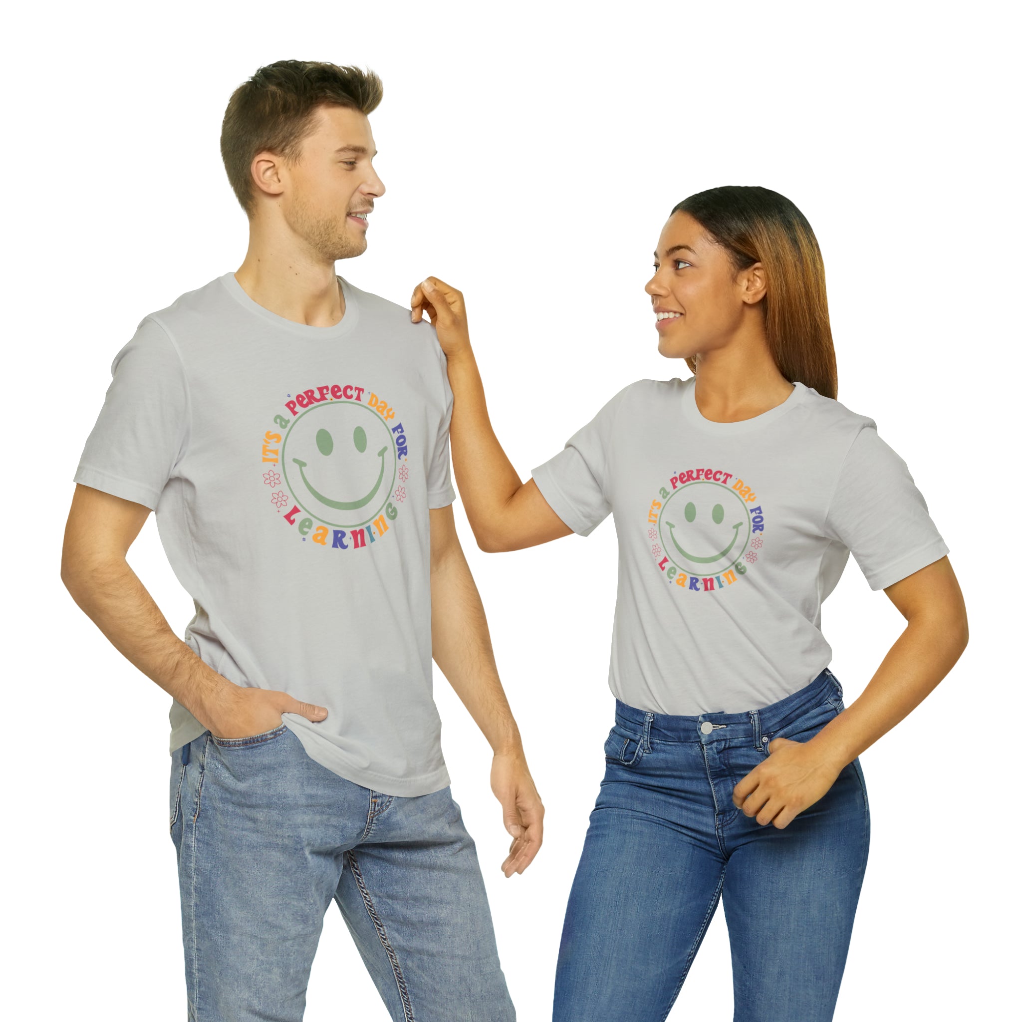 Teacher Shirt Perfect Day For Learning Teacher Life Shirt Smiley Face Teacher Motivational Shirt Gift For Teacher Teacher Inspirational Tee