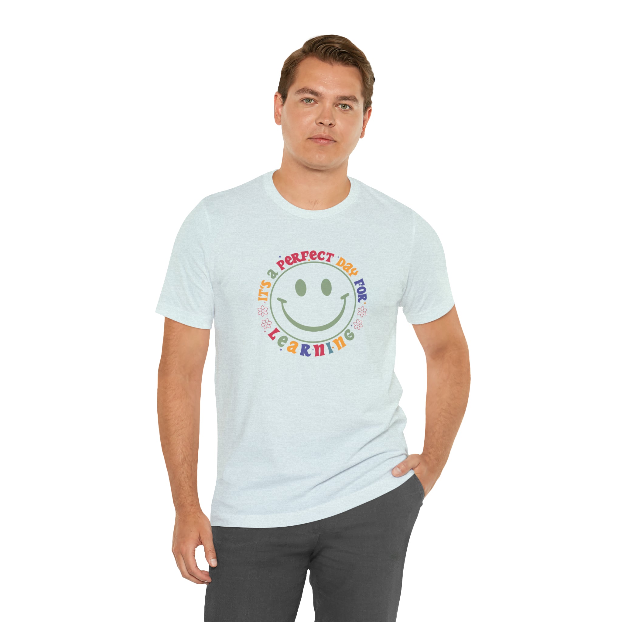 Teacher Shirt Perfect Day For Learning Teacher Life Shirt Smiley Face Teacher Motivational Shirt Gift For Teacher Teacher Inspirational Tee