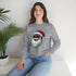 Black Santa Claus Sweatshirt | Christmas in July Santa sweatshirt | Retro Black Santa Sweater | Vintage Black Santa Christmas Shirt