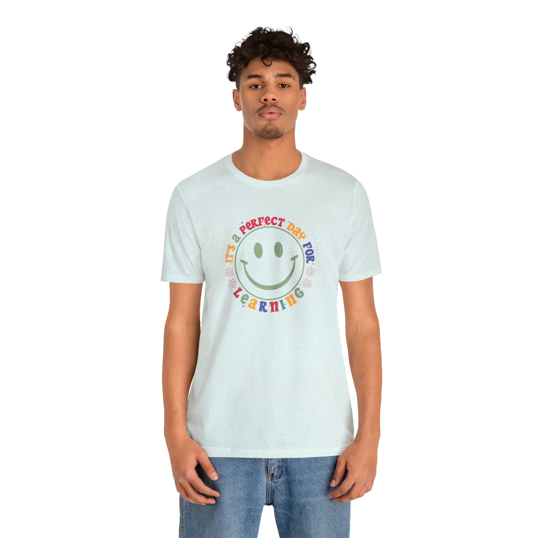 Teacher Shirt Perfect Day For Learning Teacher Life Shirt Smiley Face Teacher Motivational Shirt Gift For Teacher Teacher Inspirational Tee