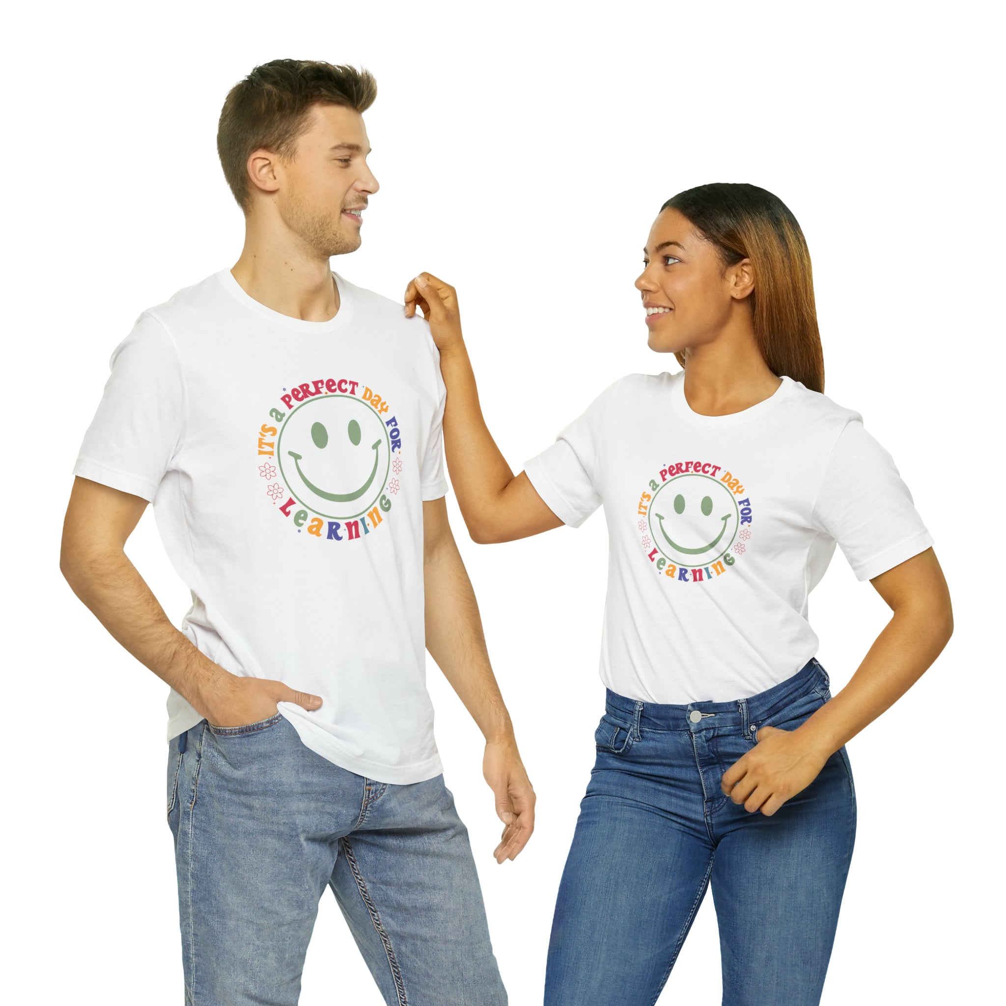 Teacher Shirt Perfect Day For Learning Teacher Life Shirt Smiley Face Teacher Motivational Shirt Gift For Teacher Teacher Inspirational Tee