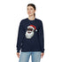 Black Santa Claus Sweatshirt | Christmas in July Santa sweatshirt | Retro Black Santa Sweater | Vintage Black Santa Christmas Shirt