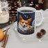Corgi Starry Night Ceramic Coffee Mug 11oz | Corgi Dog Lover Starry Night Art Mug | Gift for Her/Him Corgi Lover