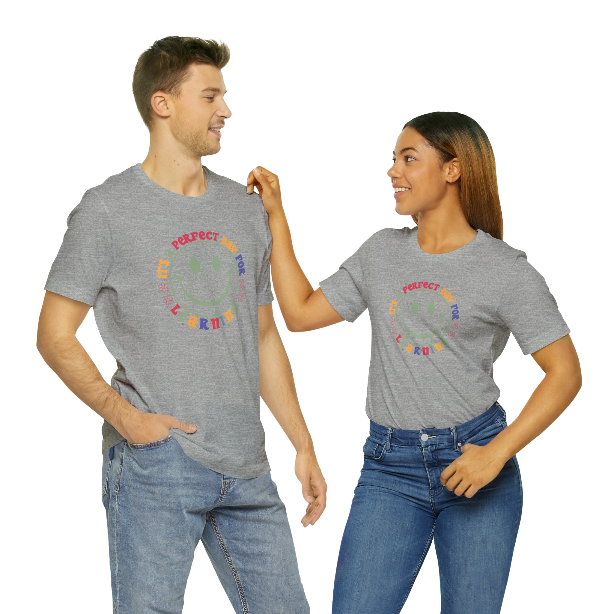 Teacher Shirt Perfect Day For Learning Teacher Life Shirt Smiley Face Teacher Motivational Shirt Gift For Teacher Teacher Inspirational Tee