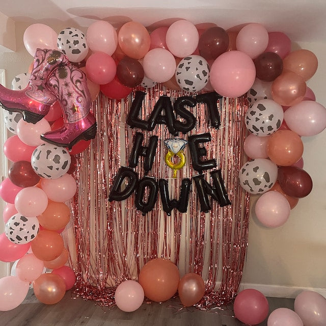 Last Hoe down Balloon Banner with Ring balloon