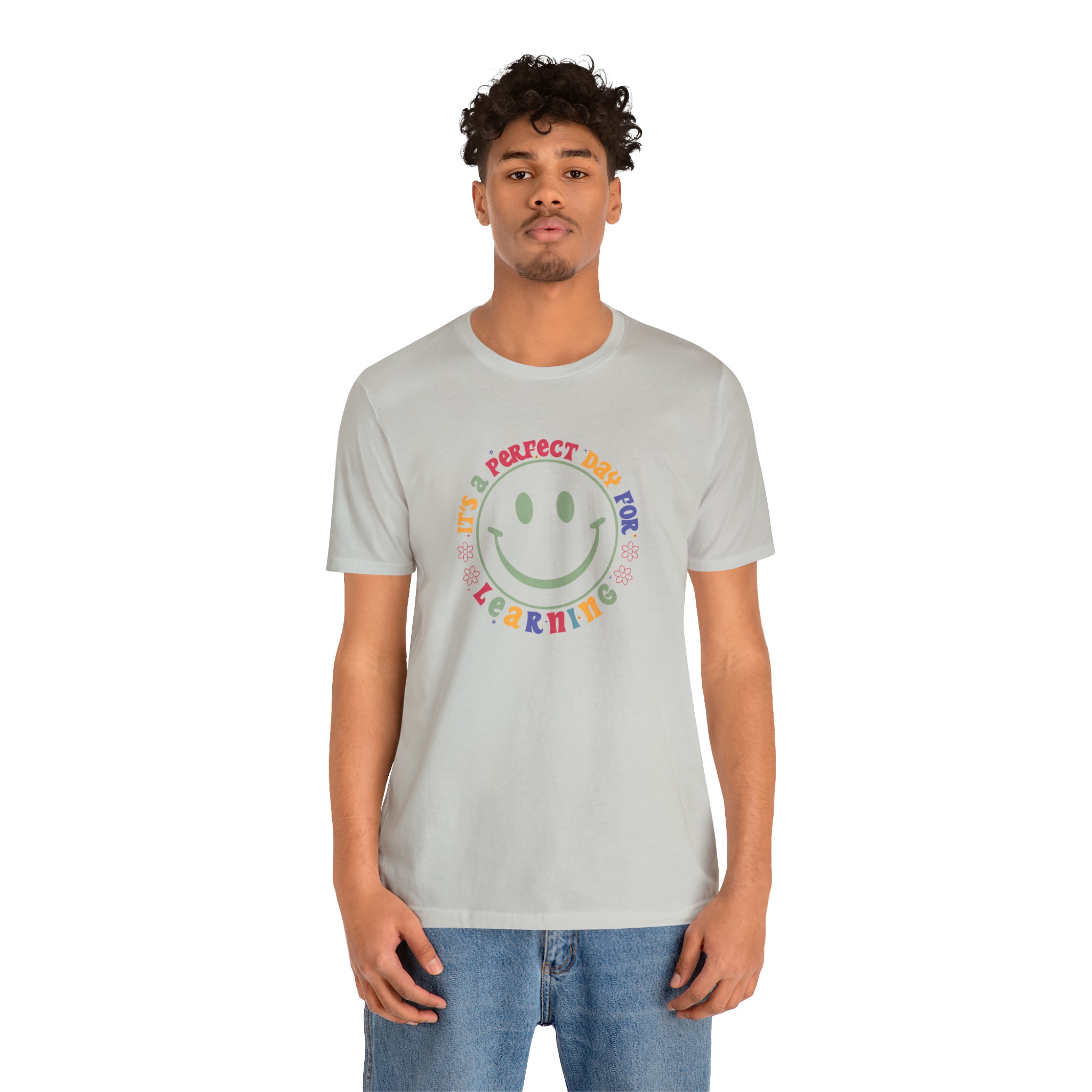 Teacher Shirt Perfect Day For Learning Teacher Life Shirt Smiley Face Teacher Motivational Shirt Gift For Teacher Teacher Inspirational Tee