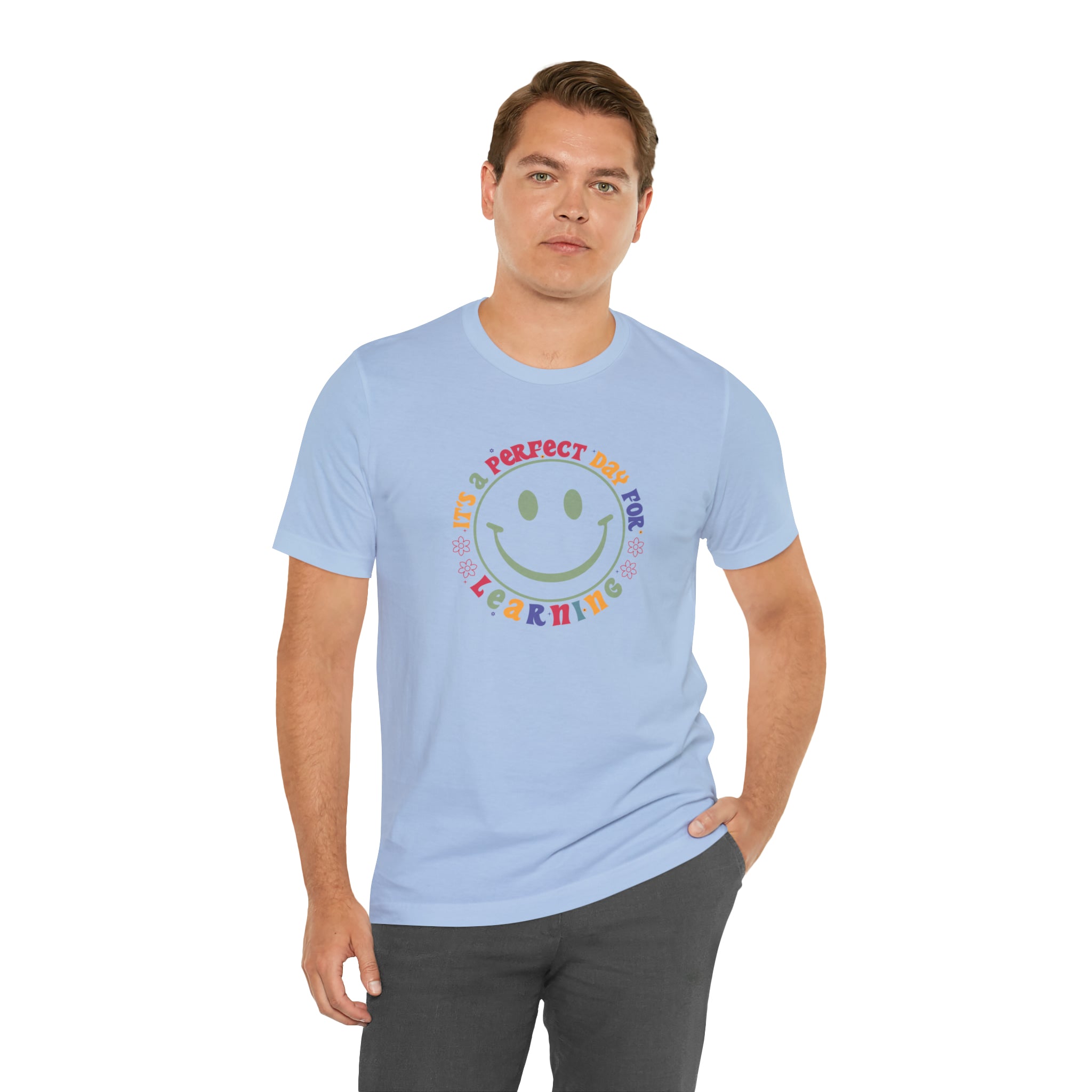 Teacher Shirt Perfect Day For Learning Teacher Life Shirt Smiley Face Teacher Motivational Shirt Gift For Teacher Teacher Inspirational Tee