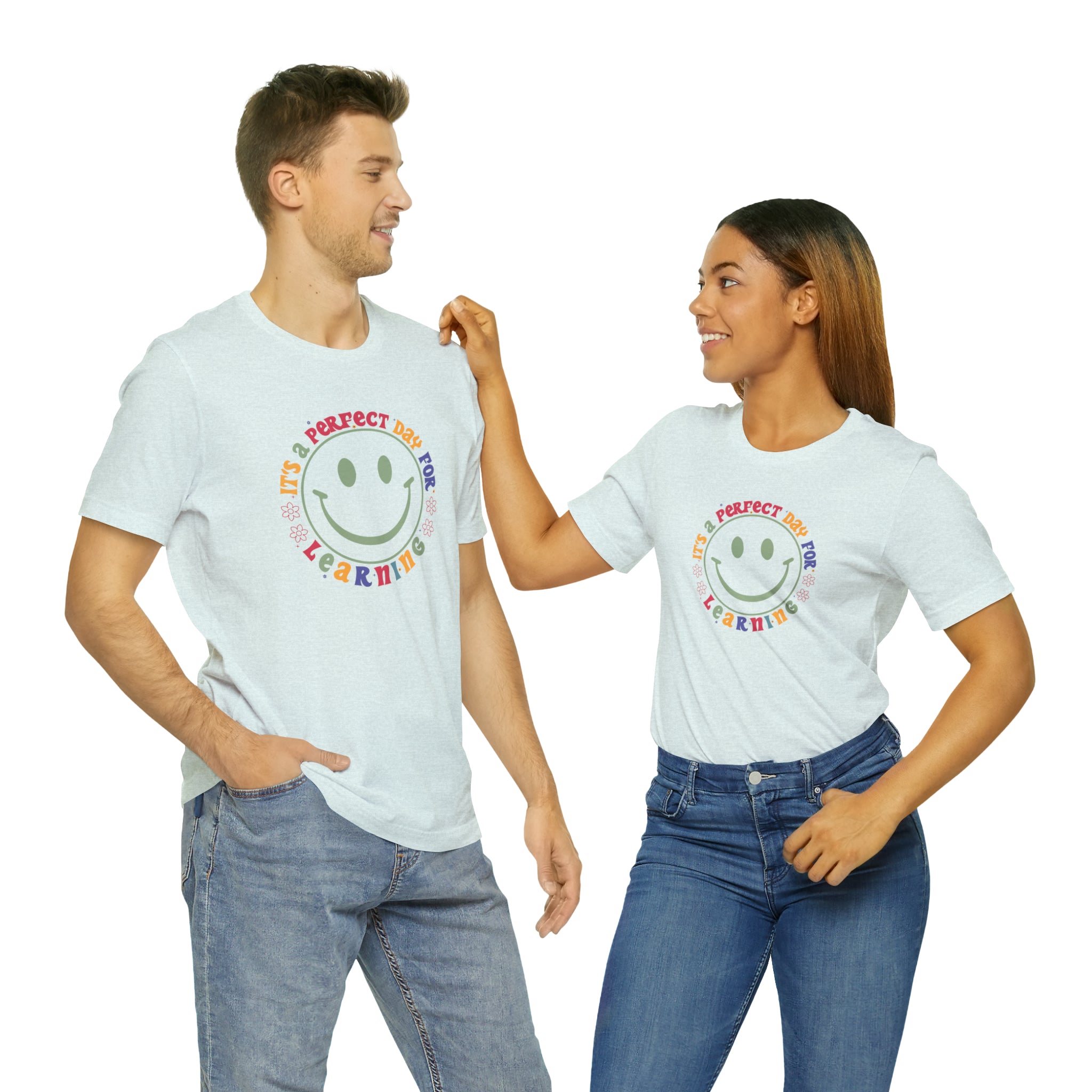 Teacher Shirt Perfect Day For Learning Teacher Life Shirt Smiley Face Teacher Motivational Shirt Gift For Teacher Teacher Inspirational Tee