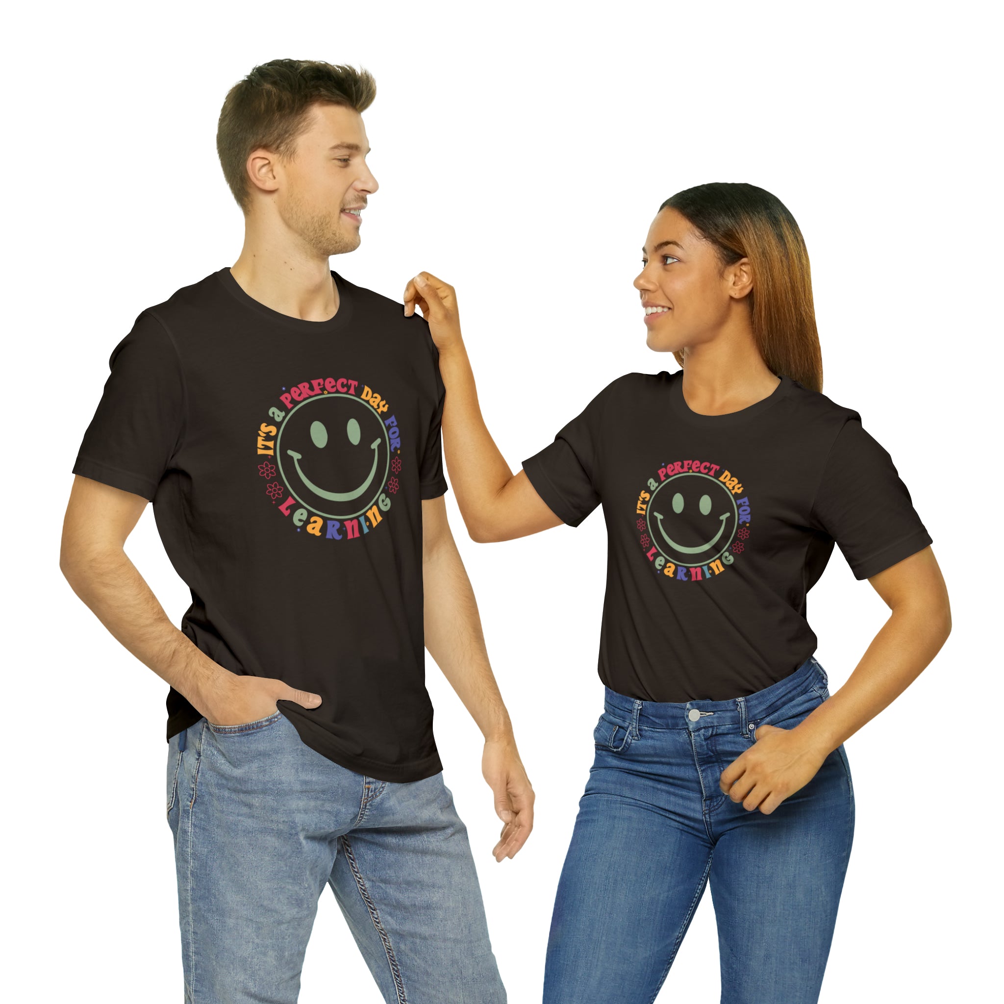 Teacher Shirt Perfect Day For Learning Teacher Life Shirt Smiley Face Teacher Motivational Shirt Gift For Teacher Teacher Inspirational Tee