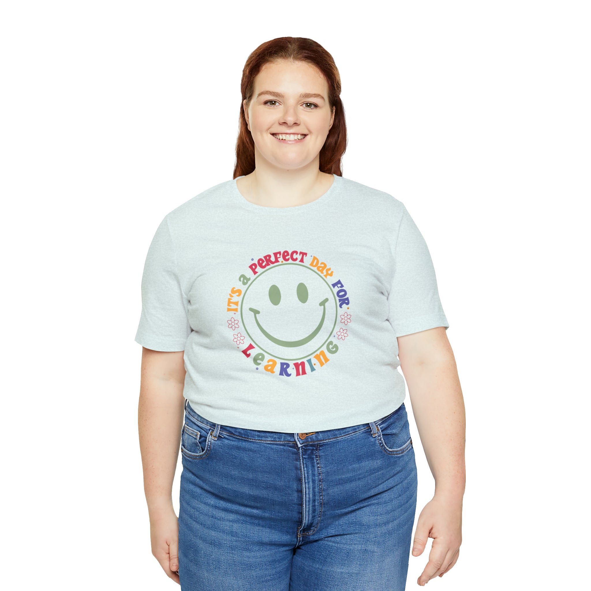 Teacher Shirt Perfect Day For Learning Teacher Life Shirt Smiley Face Teacher Motivational Shirt Gift For Teacher Teacher Inspirational Tee