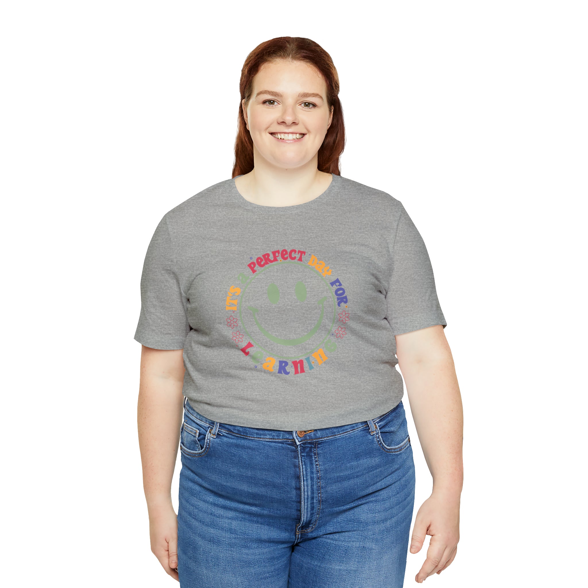 Teacher Shirt Perfect Day For Learning Teacher Life Shirt Smiley Face Teacher Motivational Shirt Gift For Teacher Teacher Inspirational Tee