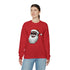 Black Santa Claus Sweatshirt | Christmas in July Santa sweatshirt | Retro Black Santa Sweater | Vintage Black Santa Christmas Shirt