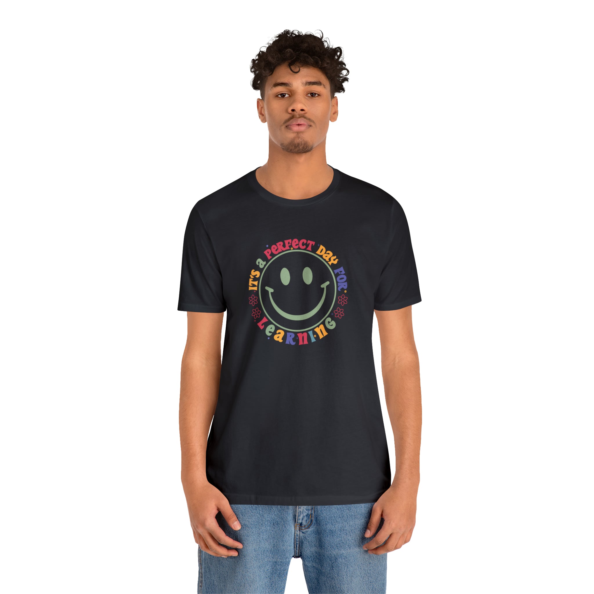 Teacher Shirt Perfect Day For Learning Teacher Life Shirt Smiley Face Teacher Motivational Shirt Gift For Teacher Teacher Inspirational Tee
