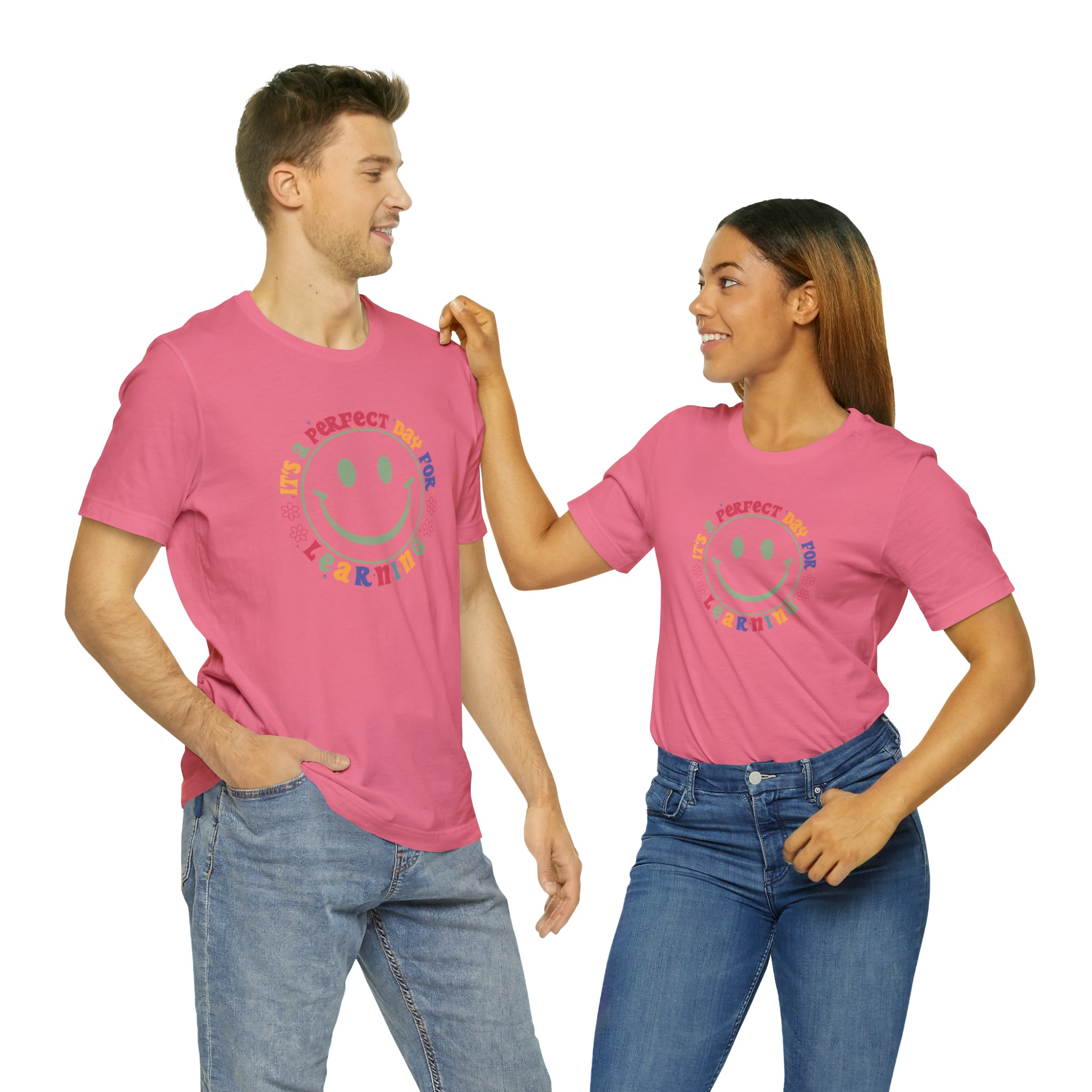 Teacher Shirt Perfect Day For Learning Teacher Life Shirt Smiley Face Teacher Motivational Shirt Gift For Teacher Teacher Inspirational Tee