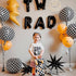 Two Rad Balloon Banner with Smile Face balloon  | Happy Dude Themed 2nd Birthday Party Decorations | 2nd Birthday party