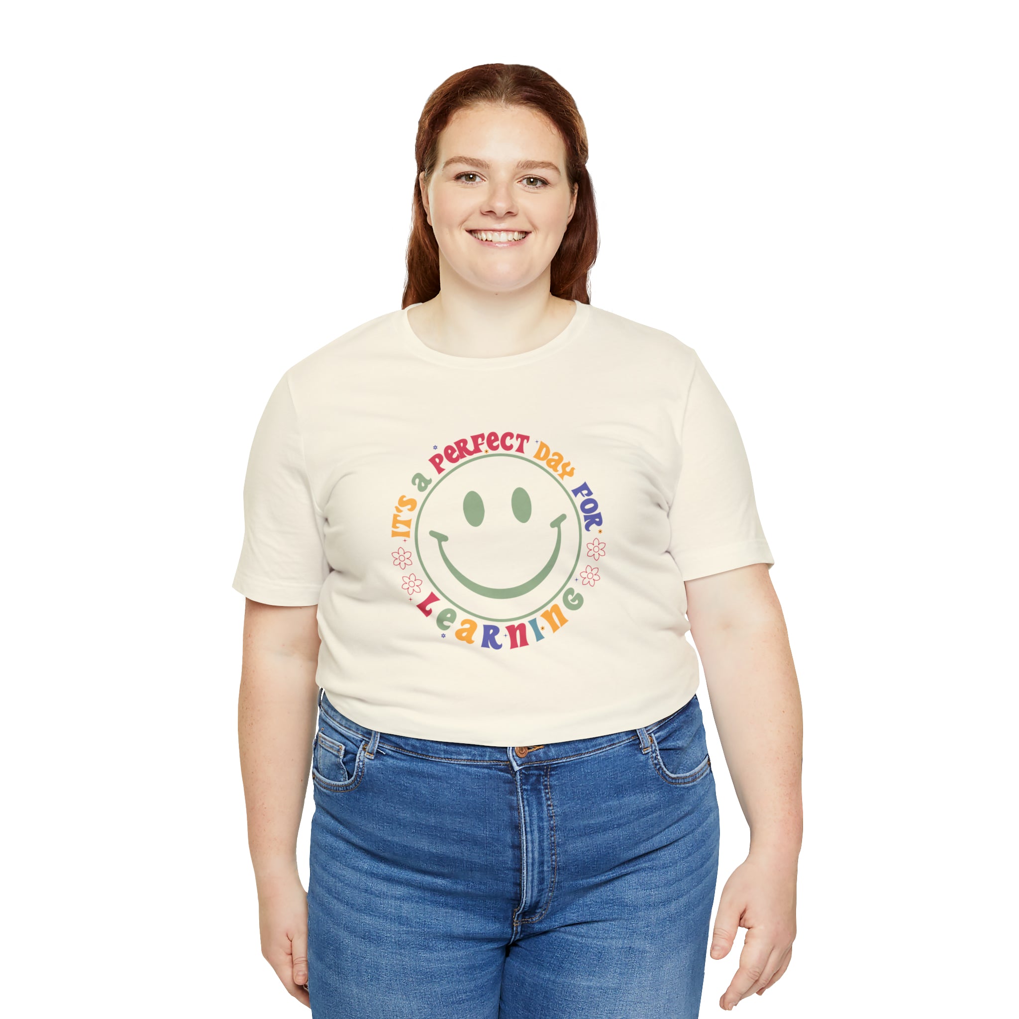 Teacher Shirt Perfect Day For Learning Teacher Life Shirt Smiley Face Teacher Motivational Shirt Gift For Teacher Teacher Inspirational Tee