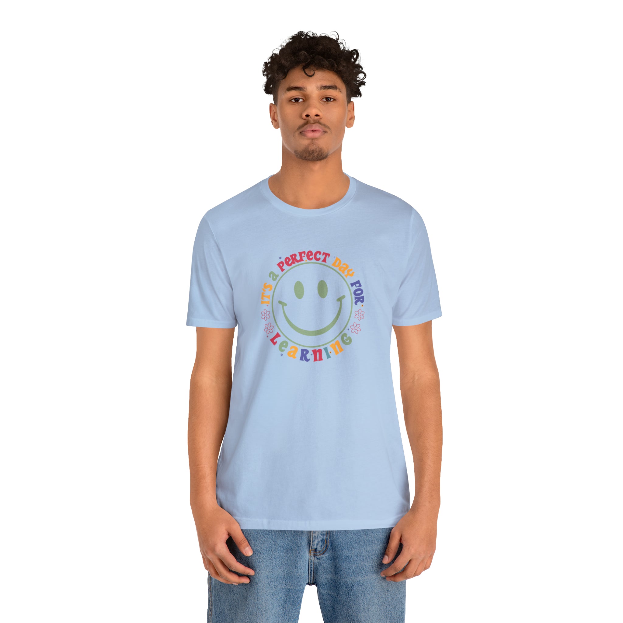 Teacher Shirt Perfect Day For Learning Teacher Life Shirt Smiley Face Teacher Motivational Shirt Gift For Teacher Teacher Inspirational Tee