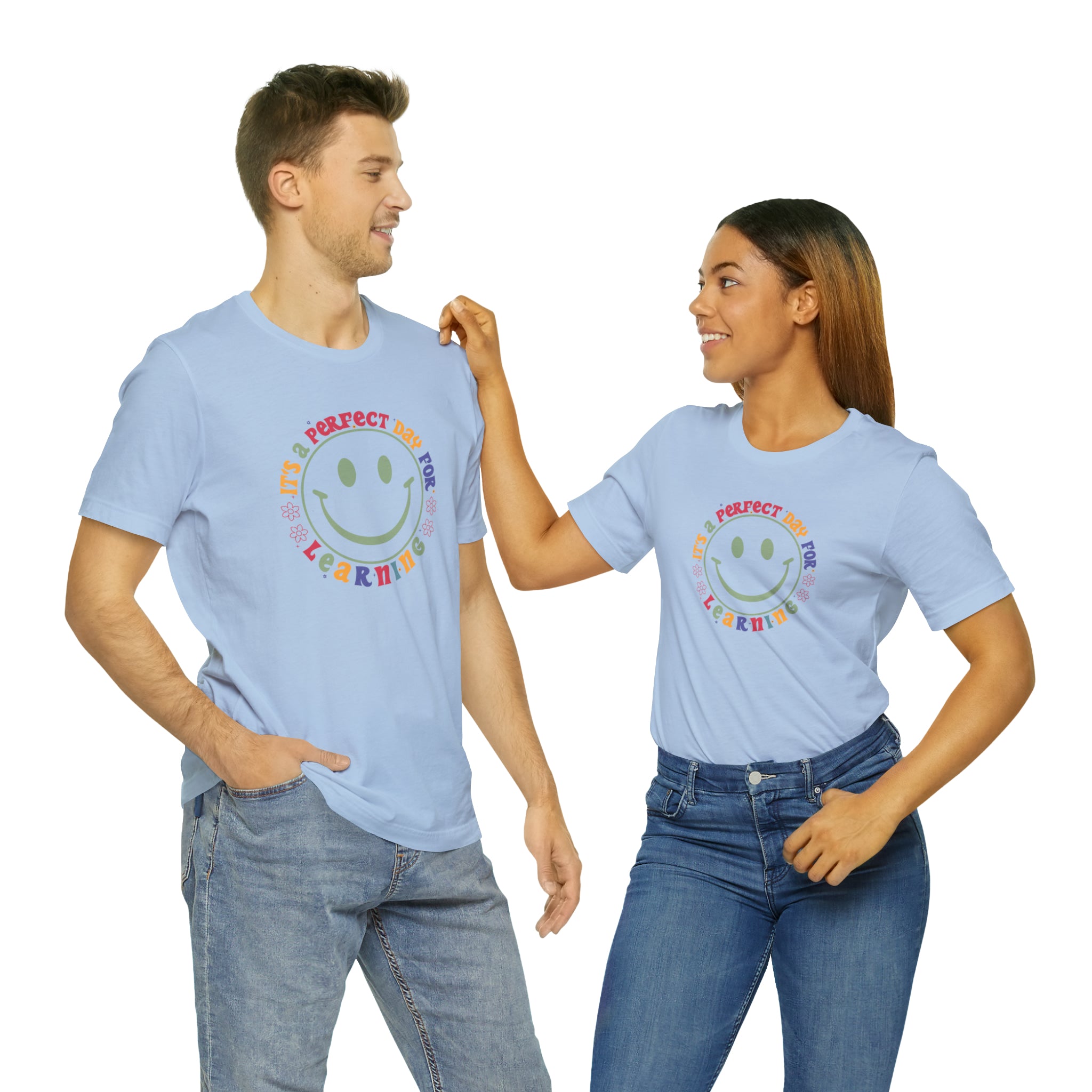Teacher Shirt Perfect Day For Learning Teacher Life Shirt Smiley Face Teacher Motivational Shirt Gift For Teacher Teacher Inspirational Tee