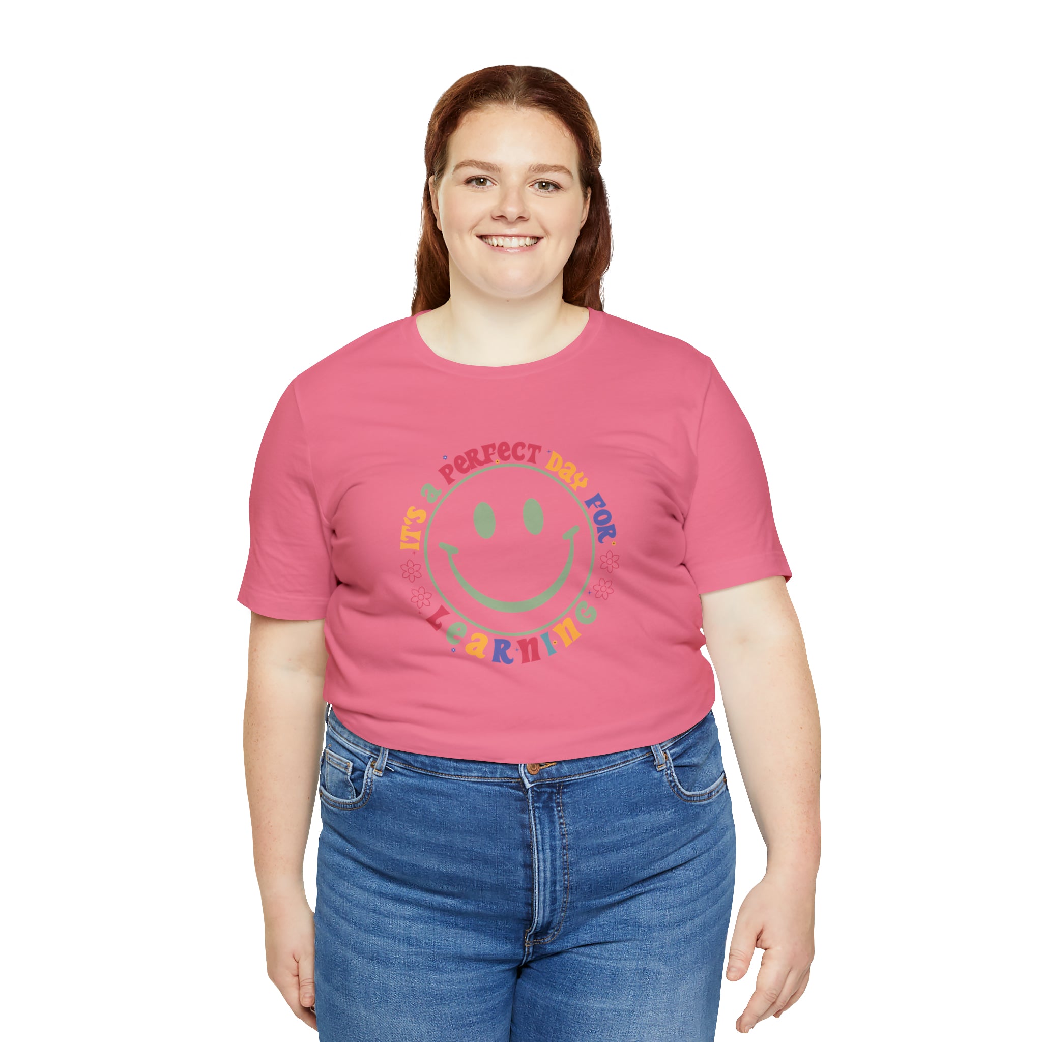 Teacher Shirt Perfect Day For Learning Teacher Life Shirt Smiley Face Teacher Motivational Shirt Gift For Teacher Teacher Inspirational Tee