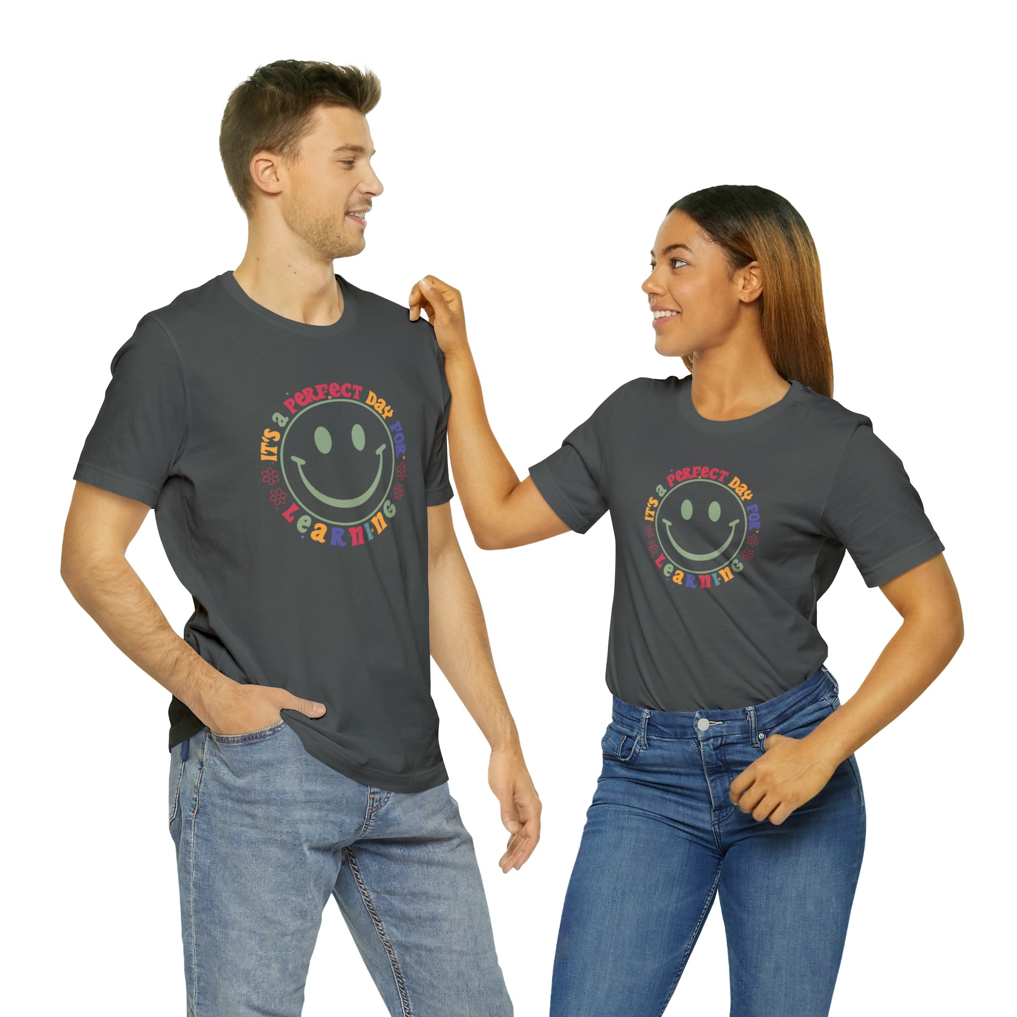 Teacher Shirt Perfect Day For Learning Teacher Life Shirt Smiley Face Teacher Motivational Shirt Gift For Teacher Teacher Inspirational Tee