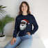 Black Santa Claus Sweatshirt | Christmas in July Santa sweatshirt | Retro Black Santa Sweater | Vintage Black Santa Christmas Shirt