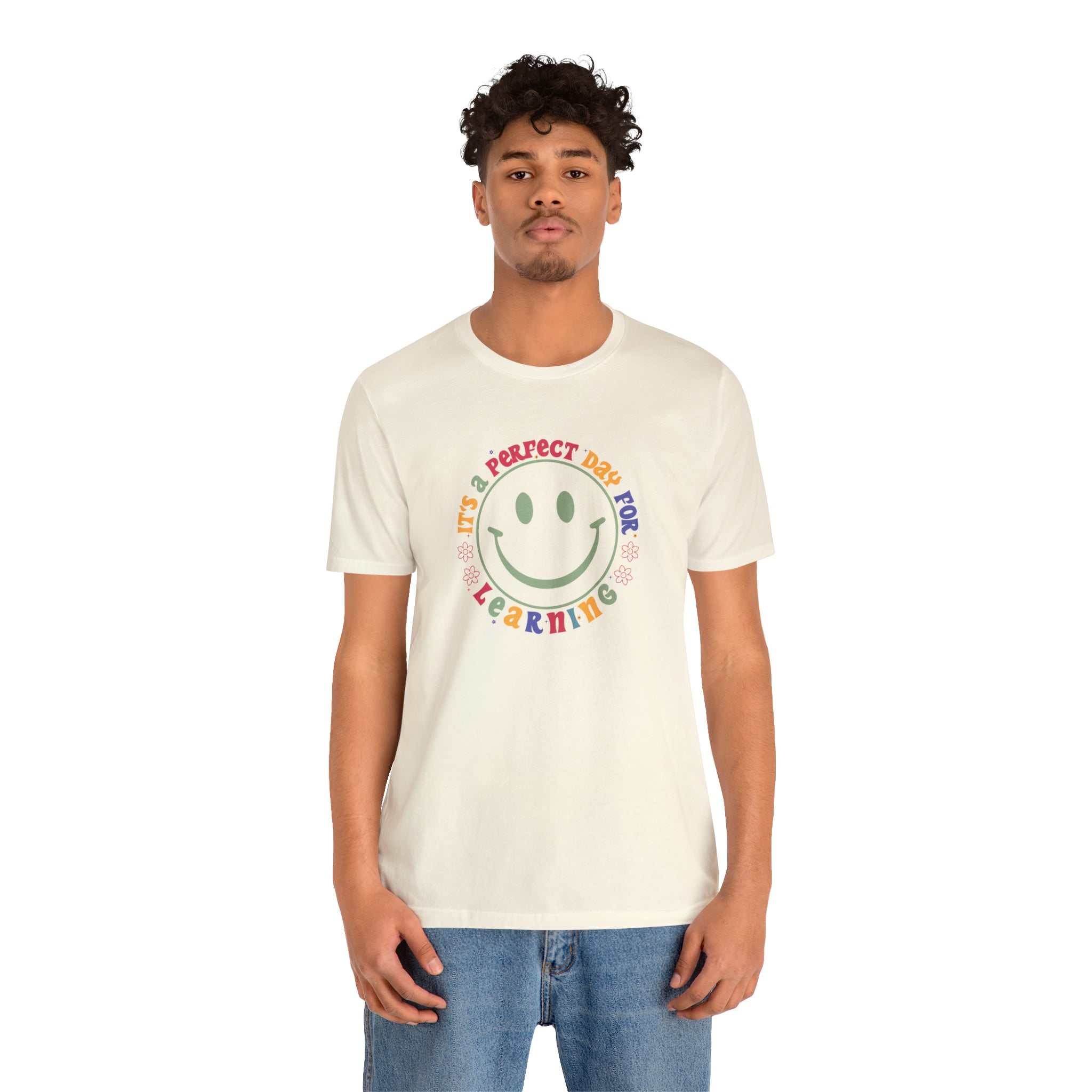 Teacher Shirt Perfect Day For Learning Teacher Life Shirt Smiley Face Teacher Motivational Shirt Gift For Teacher Teacher Inspirational Tee