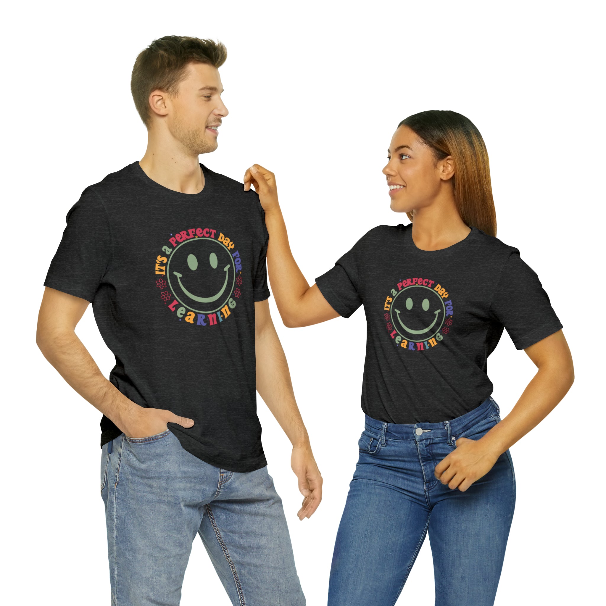 Teacher Shirt Perfect Day For Learning Teacher Life Shirt Smiley Face Teacher Motivational Shirt Gift For Teacher Teacher Inspirational Tee