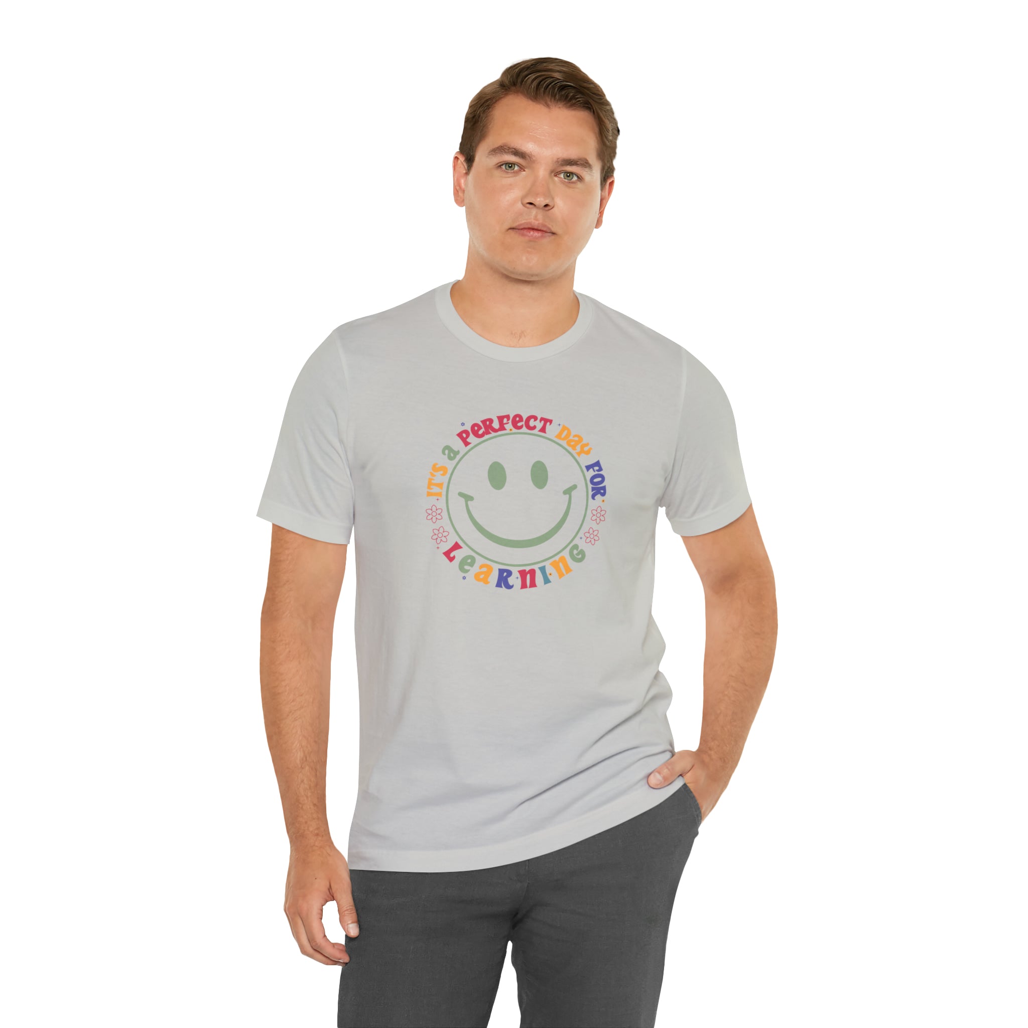 Teacher Shirt Perfect Day For Learning Teacher Life Shirt Smiley Face Teacher Motivational Shirt Gift For Teacher Teacher Inspirational Tee