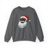 Black Santa Claus Sweatshirt | Christmas in July Santa sweatshirt | Retro Black Santa Sweater | Vintage Black Santa Christmas Shirt