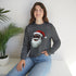 Black Santa Claus Sweatshirt | Christmas in July Santa sweatshirt | Retro Black Santa Sweater | Vintage Black Santa Christmas Shirt
