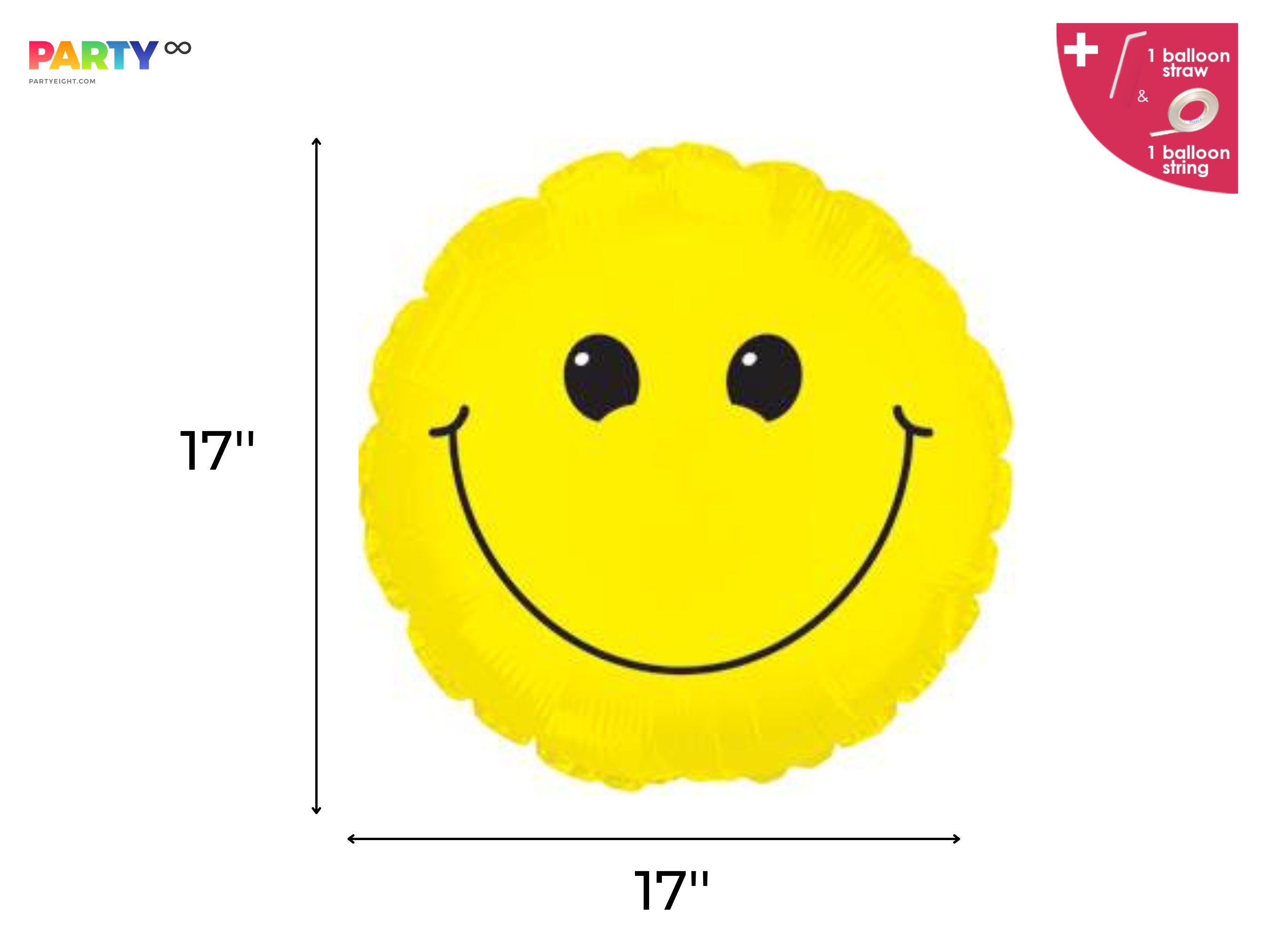 One Happy Dude Birthday Banner First Birthday Balloons | 1st Birthday Bear Balloon | Happy Dude 1st Birthday Party | Smily Face Balloon 17''