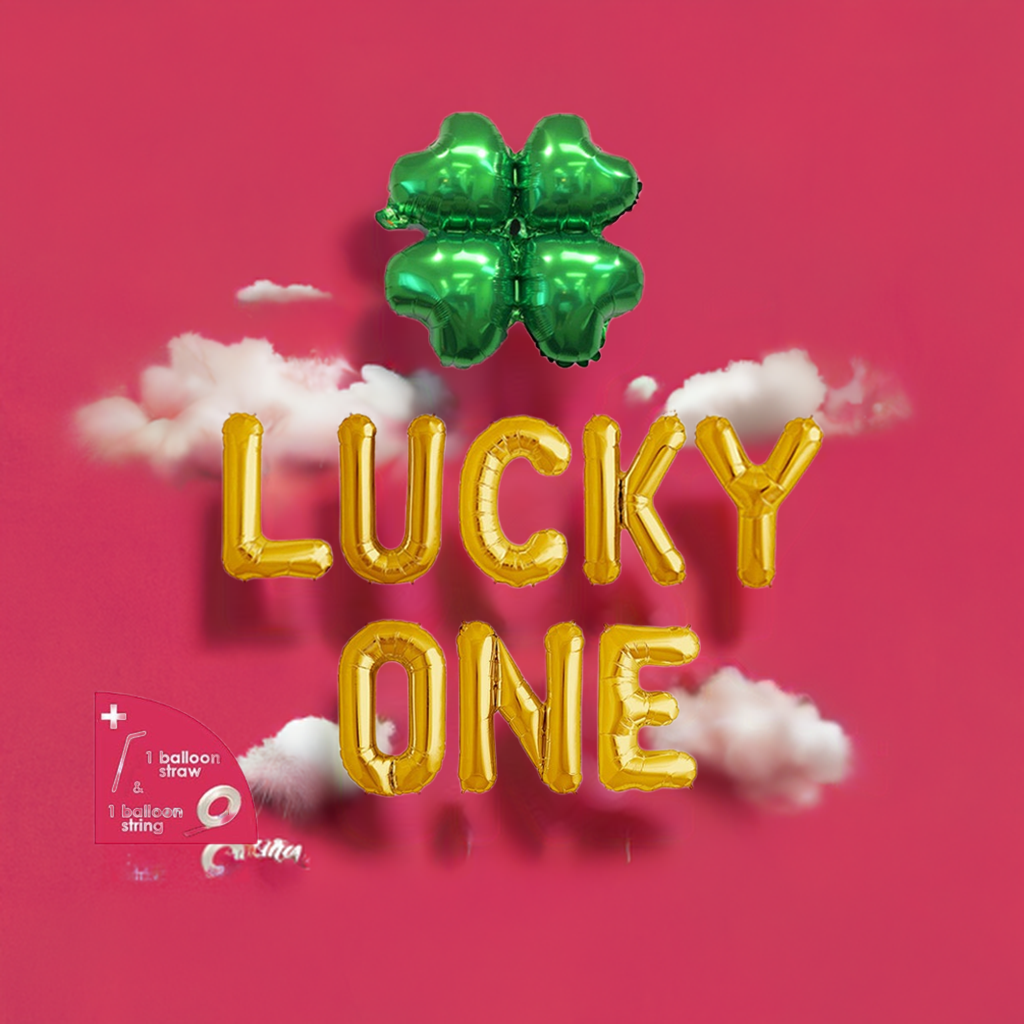 "Lucky One" Balloon Banner | St Patricks Day