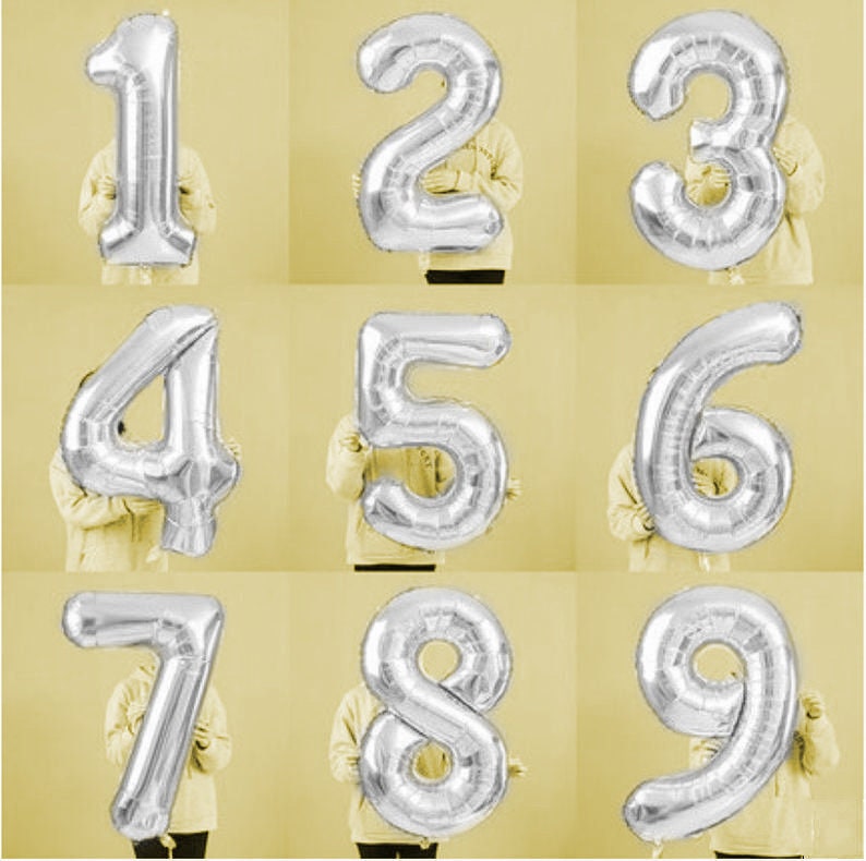 Giant 40” Number 4 Balloon: Birthday Party Decor
