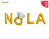 NOLA Bachelorette Banner: Mardi Gras Theme Party Decor New Orleans Bach Decorations