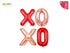 XOXO Balloon Banner: Galentine’s Day Party Decor Valentine’s Day Backdrop Balloons