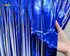 Dark Blue Fringe Streamer Backdrop: Photo Booth Curtain (6.6 ft x 3.2 ft)