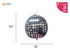 Disco Ball Balloon: Glam 70's Retro Vintage Music Dance Party Decor