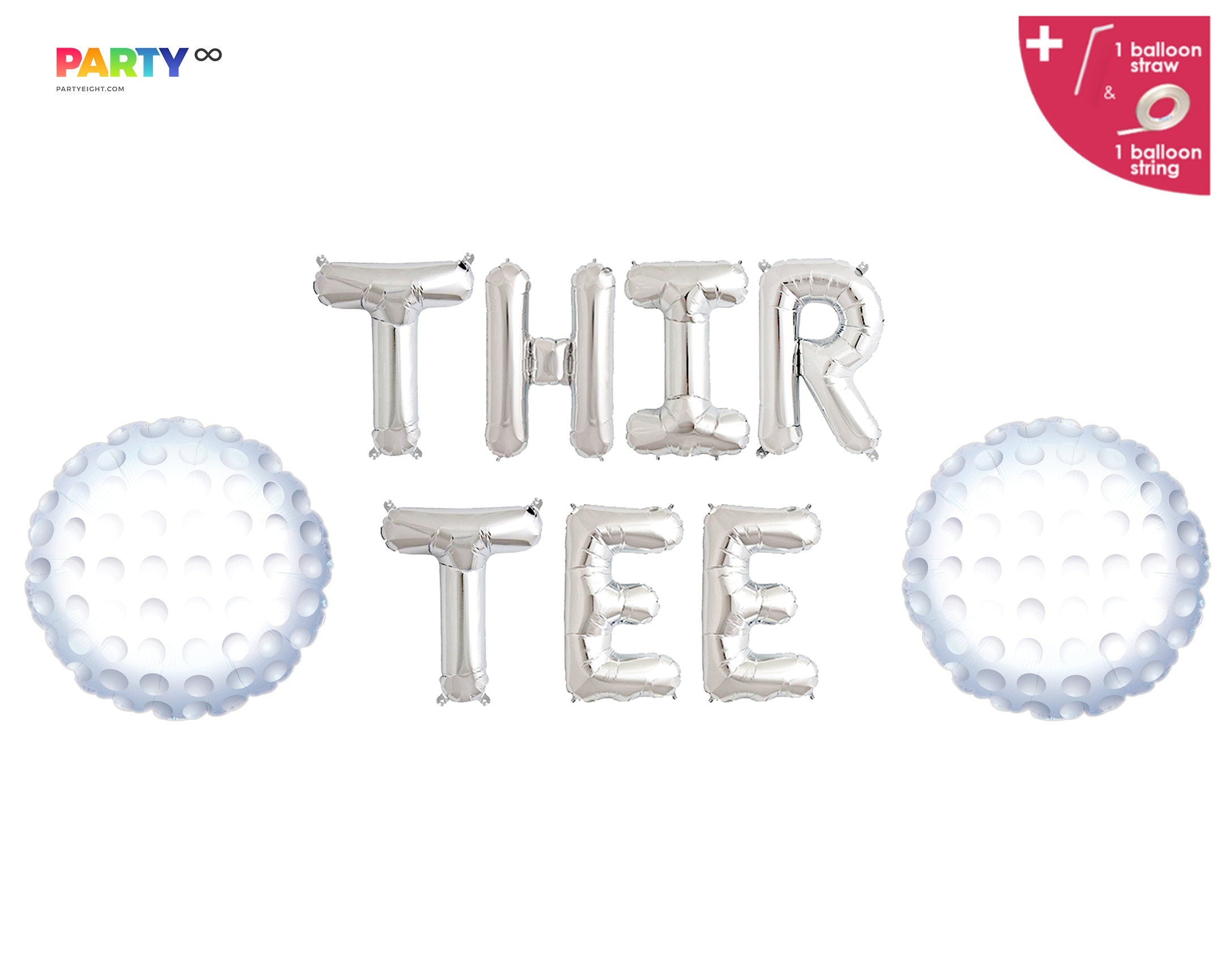 Thir Tee 30th Birthday Golf Balloon Banner