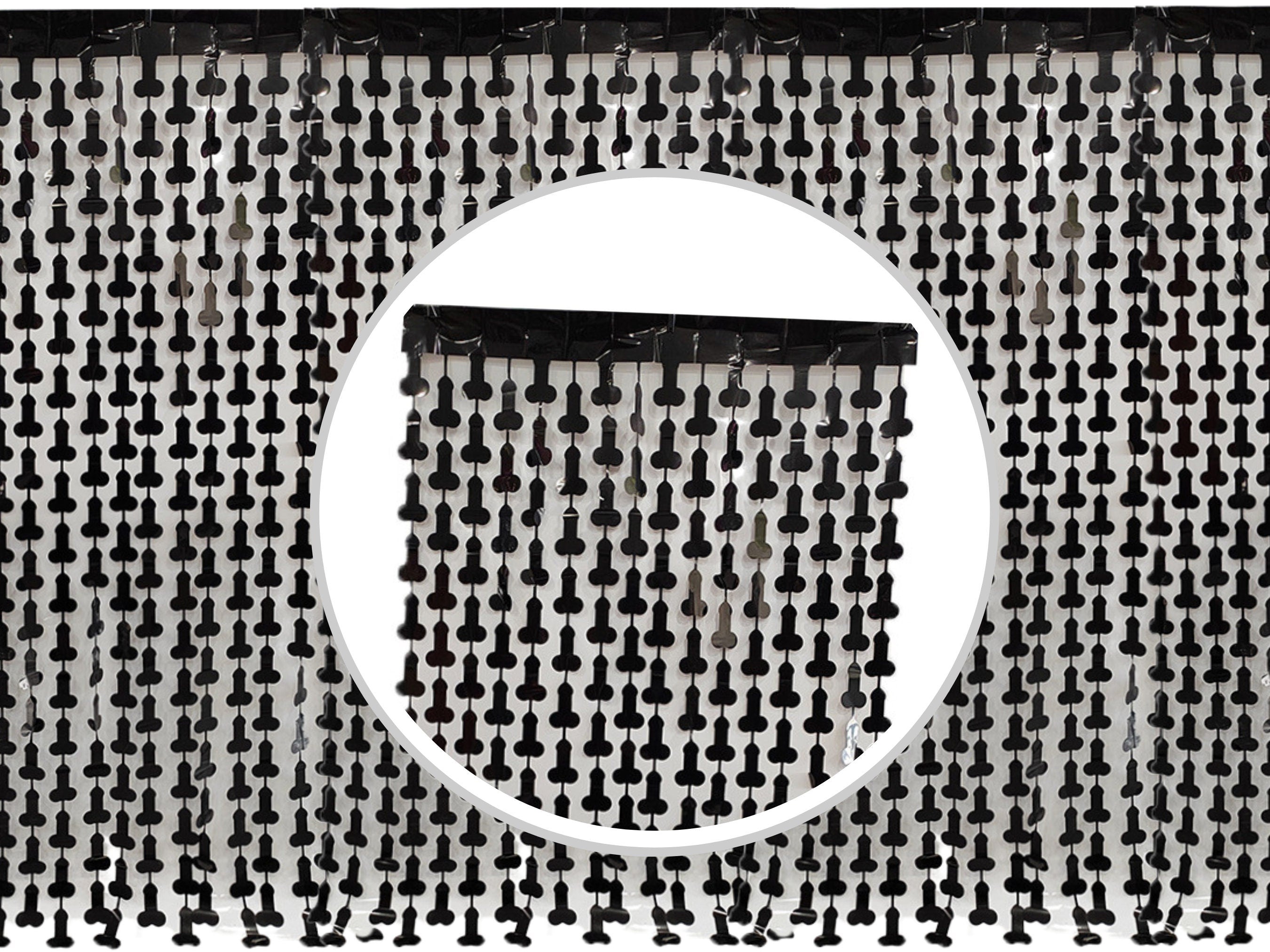 Funny Penis Fringe Curtain: Bachelorette Party Backdrop Decor