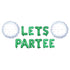 Lets Par Tee Banner Golf Birthday Retirement Party Decorations