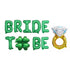 St Patricks Bachelorette Banner: Irish Shamrock Bride To Be Party