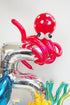 Under the sea Birthday column | Shark Birthday Party column | Baby Shark Sea Animal DIY Balloon Column | Ocean Themed Birthday Party Decor