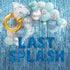 Last Splash Bachelorette Balloon Garland Kit: Silver, Blue, & Confetti